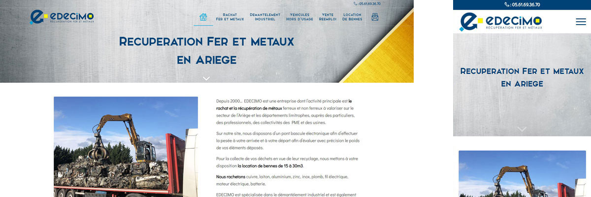 Création Site web vitrine services