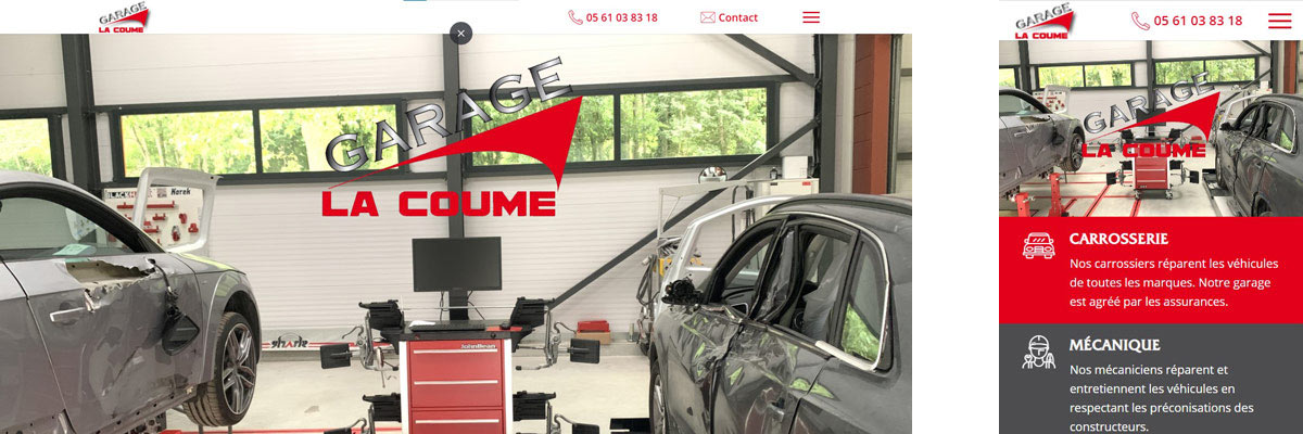 Site vitrine auto